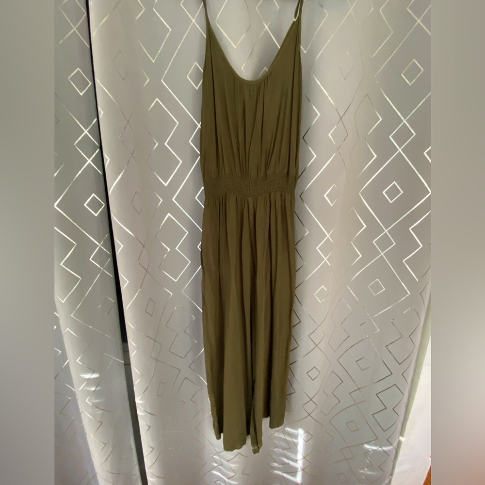 Olive green jumpsuit